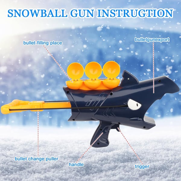 🎁Holiday Sale Extravaganza: Enjoy 50% Off! 🔥Shark Snowball Launcher