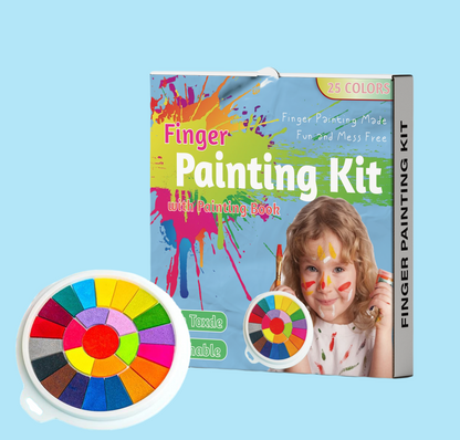 🌟Funny finger painting kit ~ Vibrant Colors, Mess-Free Fun