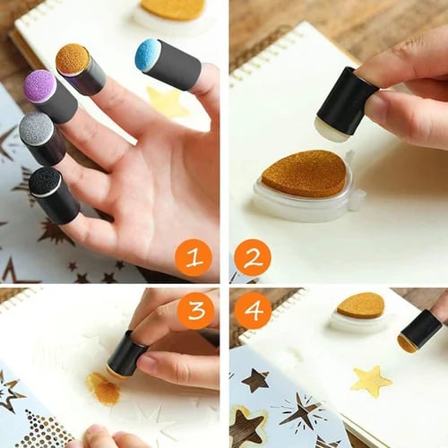 🎁The most popular Christmas gift🎁 DIY sponge finger painting kit