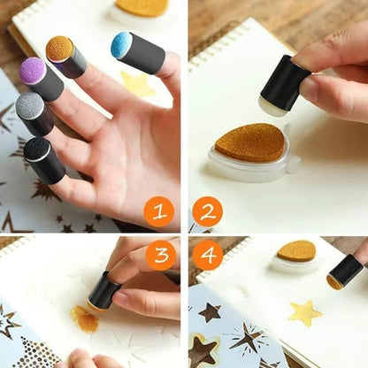 🎁The most popular Christmas gift🎁 DIY sponge finger painting kit