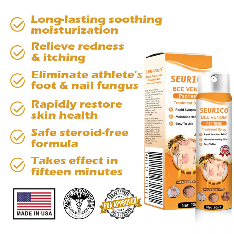 Seurico™ Bee Venom Psoriasis Treatment Spray  🔥 Limited-time offer 60% 🔥