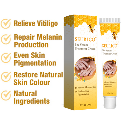 🎄 Holiday Sale Extravaganza: Enjoy 50% Off! 🎁  Seurico™ Bee Venom Vitiligo Treatment Cream