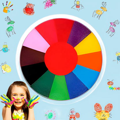 🌟Funny finger painting kit ~ Vibrant Colors, Mess-Free Fun