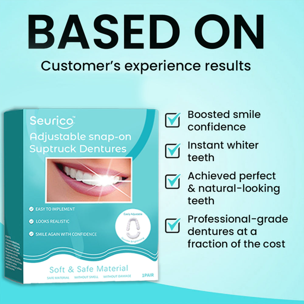 Seurico™ Adjustable Snap-On Dentures 🔥 LAST DAY SALE 75% OFF