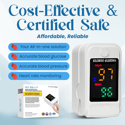 【OFFICIAL STORE】Seurico™ Next-Generation Intelligent Multifunctional Non-Invasive Laser Blood Glucose Meter