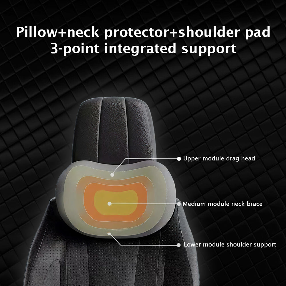 ⚡🔥Limited Time Only: Get 50% Off Now!🎁 Car Headrest & Lumbar Support Cushion