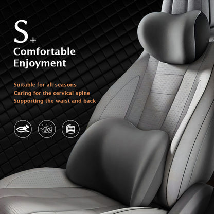 ⚡🔥Limited Time Only: Get 50% Off Now!🎁 Car Headrest & Lumbar Support Cushion