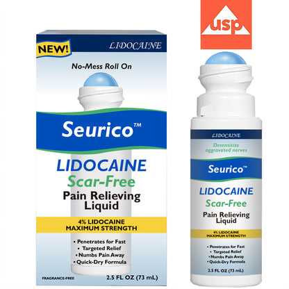 ✅Official Store: Seurico™ Lidocaine Scar-Free Pain Relief Healing Liquid👨‍⚕️USA Osteopathic Medical Association （AAOS）Approved(Reducing joint swelling, pain, stiffness, redness, warmth, soreness and joint fatigue )