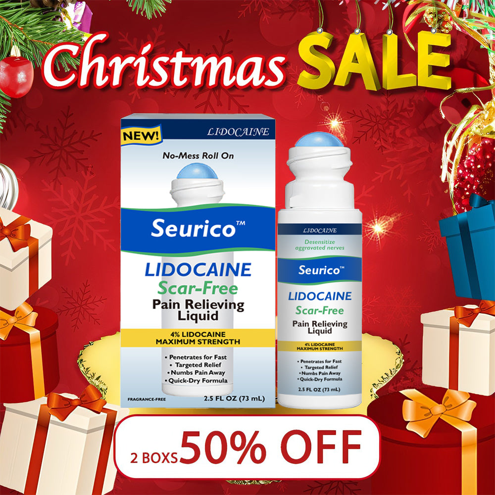 ✅Official Store: Seurico™ Lidocaine Scar-Free Pain Relief Healing Liquid👨‍⚕️USA Osteopathic Medical Association （AAOS）Approved(Reducing joint swelling, pain, stiffness, redness, warmth, soreness and joint fatigue )