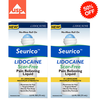 ✅Official Store: Seurico™ Lidocaine Scar-Free Pain Relief Healing Liquid👨‍⚕️USA Osteopathic Medical Association （AAOS）Approved(Reducing joint swelling, pain, stiffness, redness, warmth, soreness and joint fatigue )