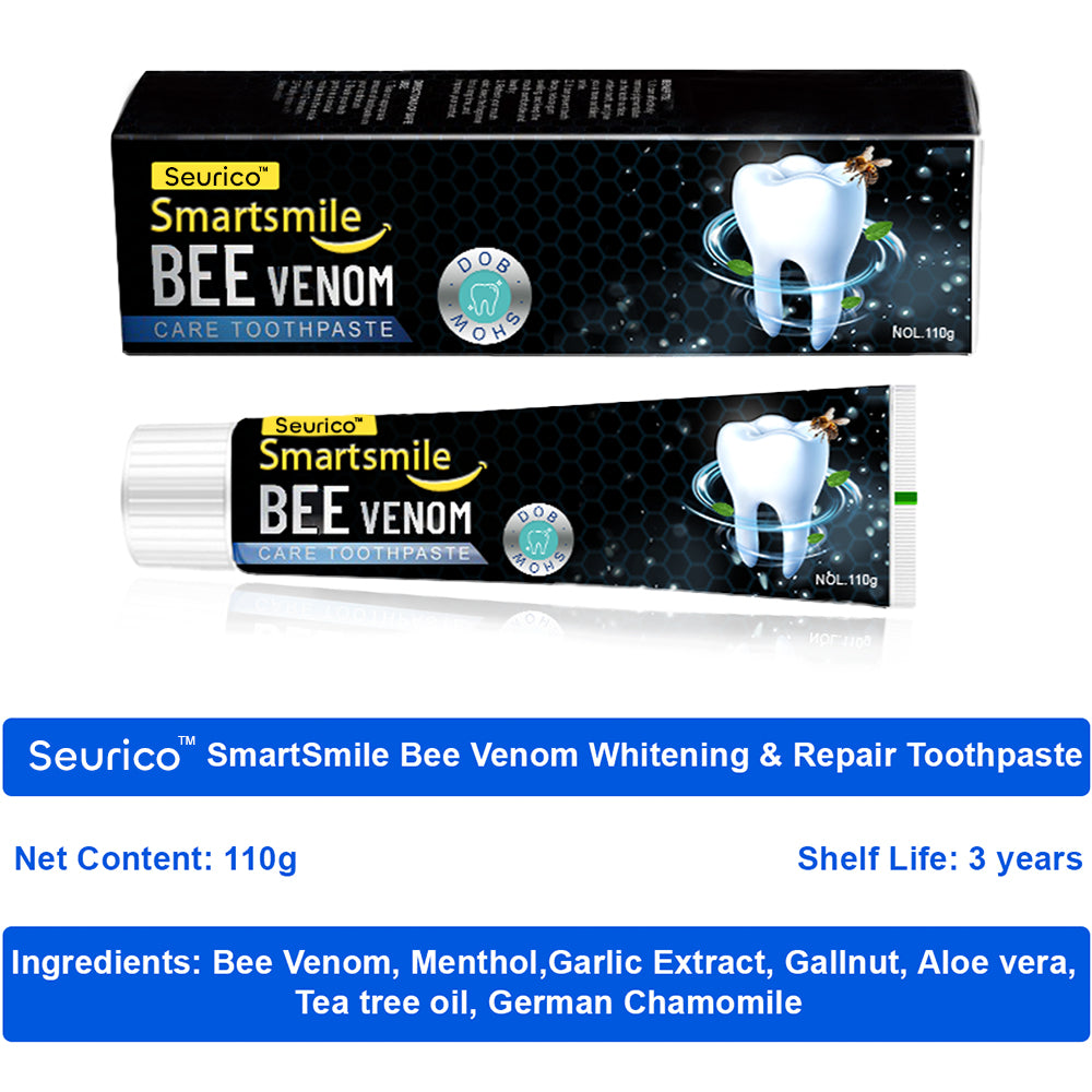 Seurico™ SmartSmile Bee Venom Whitening & Repair Toothpaste