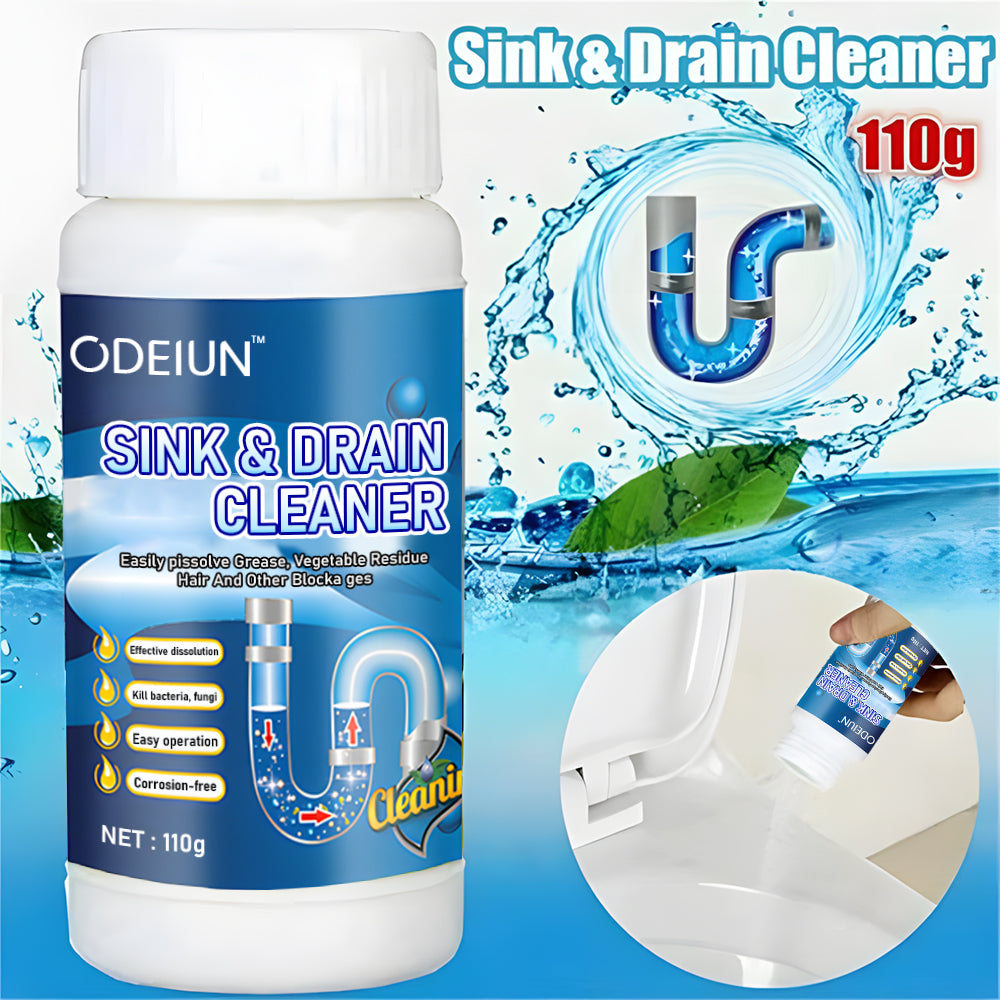 ⚡🔥Limited Time Only: Get 50% Off Now! 🎁 SINK & DRAIN CLEANER - a fresh scent whilekilling 99% of bacteria.