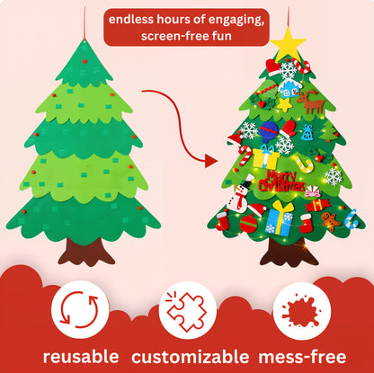 🎁The most popular Christmas gift KidsFun DIY Felt Christmas Tree