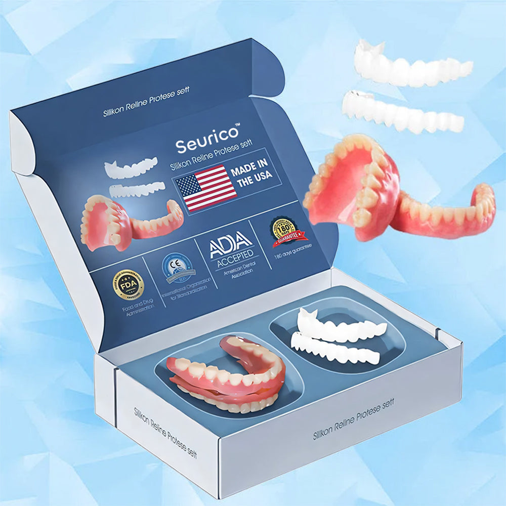 Seurico™ Premium Custom Silicone Denture Set - ✅The brand recommended by the doctor(⏰Limited time discount Last 30 minutes⏰)