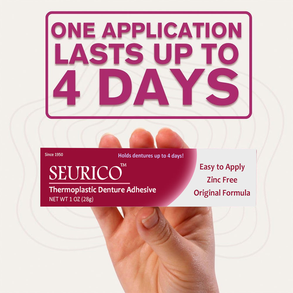 ⏰[Official Brand Store 24-Hours Promotion Buy 1 Get 2 Free] Seurico™ Thermoplastic Denture Adhesive