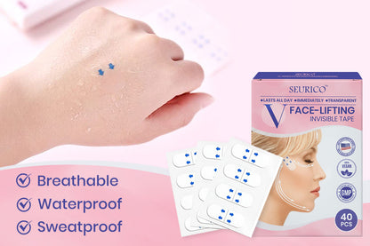 Clearance Blowout! 🚨 Seurico™ V-Face Lifting Invisible Adhesive Tape 10