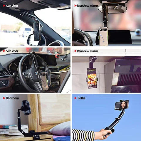 🎄 Holiday Sale Extravaganza: Enjoy 50% Off! 🎁Rotatable and Retractable Car Phone Holder