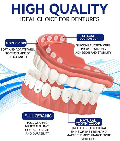 Seurico™ Premium Custom Silicone Denture Set - ✅The brand recommended by the doctor(⏰Limited time discount Last 30 minutes⏰)