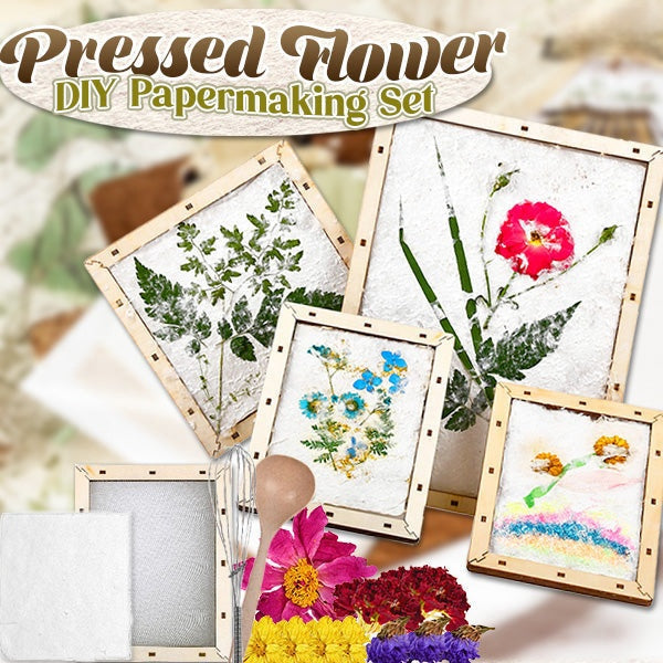 Pressed Flower DIY Papermaking Set