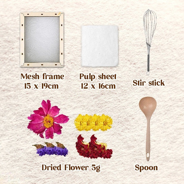 Pressed Flower DIY Papermaking Set